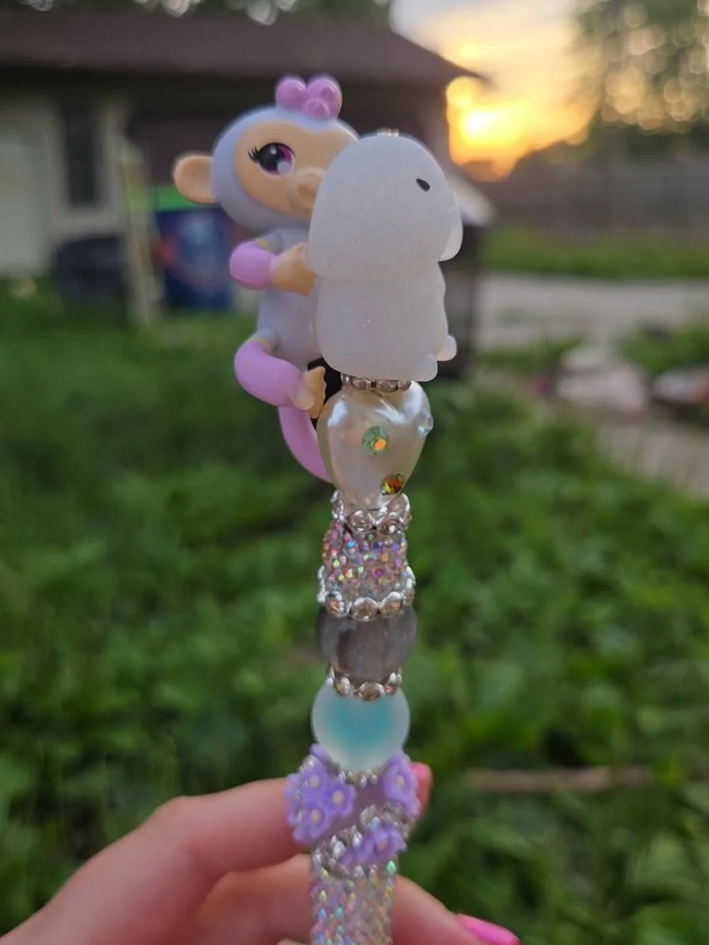 Hand Crafted This Is A Skin Of A Killer, Hold Tight Spider Monkey Pen